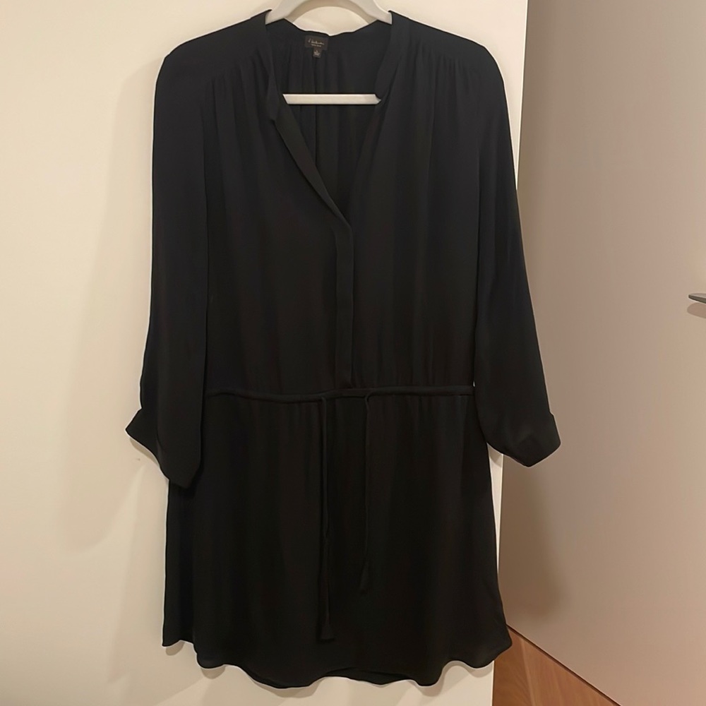 J Babaton black silk dress